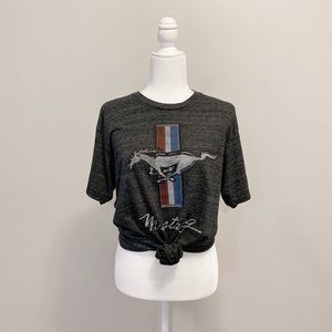 Official Ford Mustang Graphic Tee Gray Size M